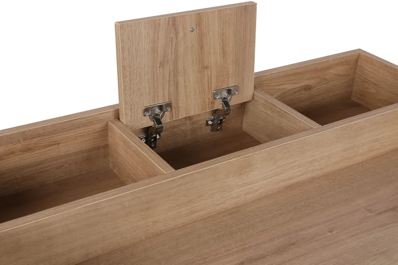 Weesolo Sminkbord 100 cm - Valnöt/Svart - Möbler - Bord & matgrupper - Sminkbord & toalettbord - Sminkbord med spegel