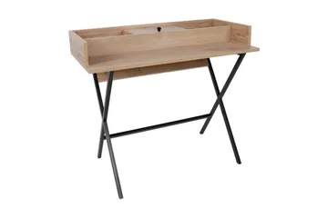 Weesolo Sminkbord 100 cm - Valnöt/Svart - Möbler - Bord & matgrupper - Sminkbord & toalettbord