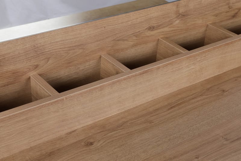 Winkels Sminkbord 100 cm - Natur/Svart - Möbler - Bord & matgrupper - Sminkbord & toalettbord - Sminkbord med spegel