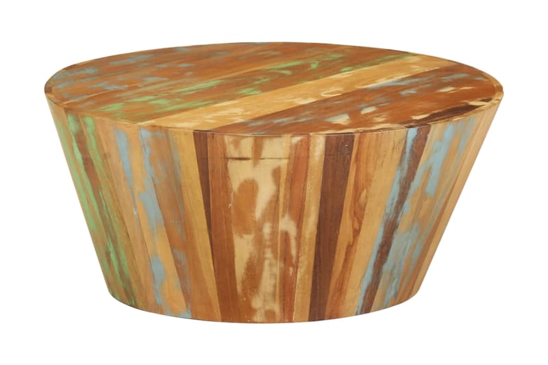Soffbord �Ã˜65x31 cm massivt återvunnet trä - Flerfärgad - Soffbord