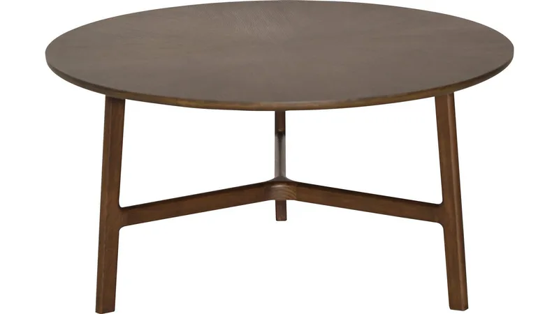 Soffbord Älvros 85 cm, Brunlackad ek