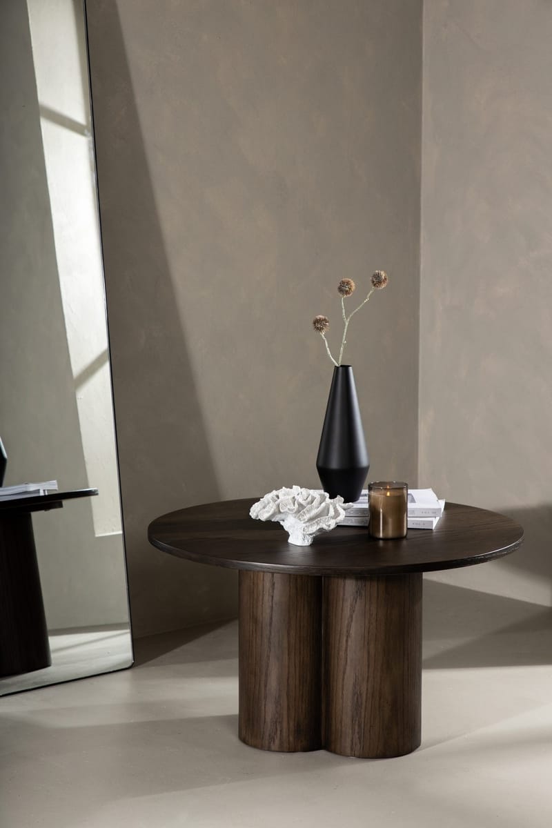 Soffbord Ø80 cm mocka - Olivia - Mocka - Möbler - Bord & matgrupper - Soffbord