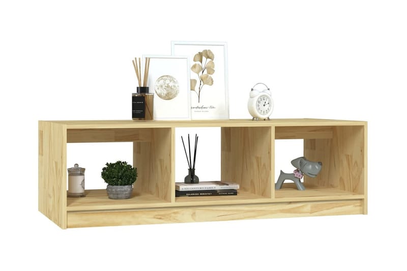 Soffbord 110x50x34 cm massiv furu - Brun - Möbler - Bord & matgrupper - Soffbord
