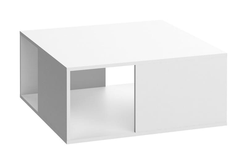 4You Soffbord 80 cm med Förvaring Hylla Vit - VOX - Möbler - Bord & matgrupper - Soffbord