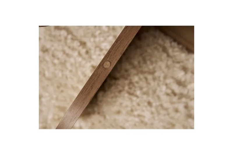 Soffbord Aeris 75 cm med Glasskiva - Valnöt / Transparent - Möbler - Bord & matgrupper - Soffbord