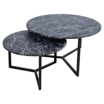 Soffbord AKIRA 2 st set 80x45 cm 60x37 cm - Mörkgrå - Möbler - Bord & matgrupper - Soffbord