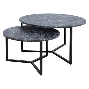 Soffbord AKIRA 2 st set 80x45 cm 60x37 cm - Mörkgrå - Möbler - Bord & matgrupper - Soffbord