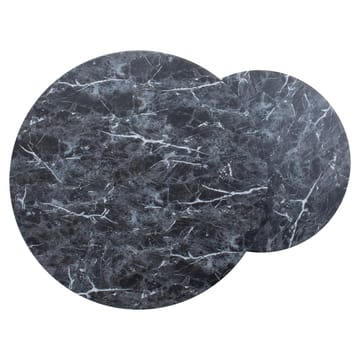 Soffbord AKIRA 2 st set 80x45 cm 60x37 cm - Mörkgrå - Möbler - Bord & matgrupper - Soffbord