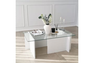 Almasi Soffbord 105x40x105 cm - Vit - Möbler - Bord & matgrupper - Soffbord