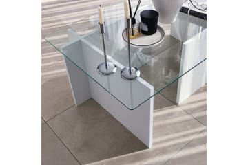 Almasi Soffbord 105x40x105 cm - Vit - Möbler - Bord & matgrupper - Soffbord