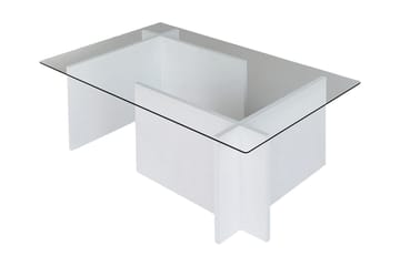 Almasi Soffbord 105x40x105 cm - Vit - Möbler - Bord & matgrupper - Soffbord