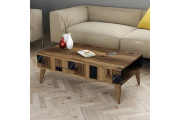 Alsacia Soffbord 105 cm - Mörkbrun/Svart - Möbler - Bord & matgrupper - Soffbord