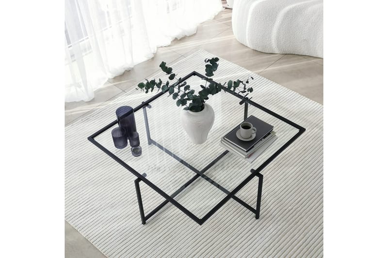 Alskaliden Soffbord 85x35x85 cm - Svart - Möbler - Bord & matgrupper - Soffbord