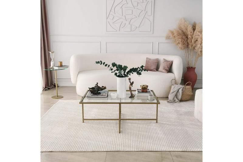 Alskaliden Soffbord 94x35x94 cm - Guld - Möbler - Bord & matgrupper - Soffbord