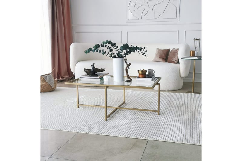 Alskaliden Soffbord 94x35x94 cm - Guld - Möbler - Bord & matgrupper - Soffbord