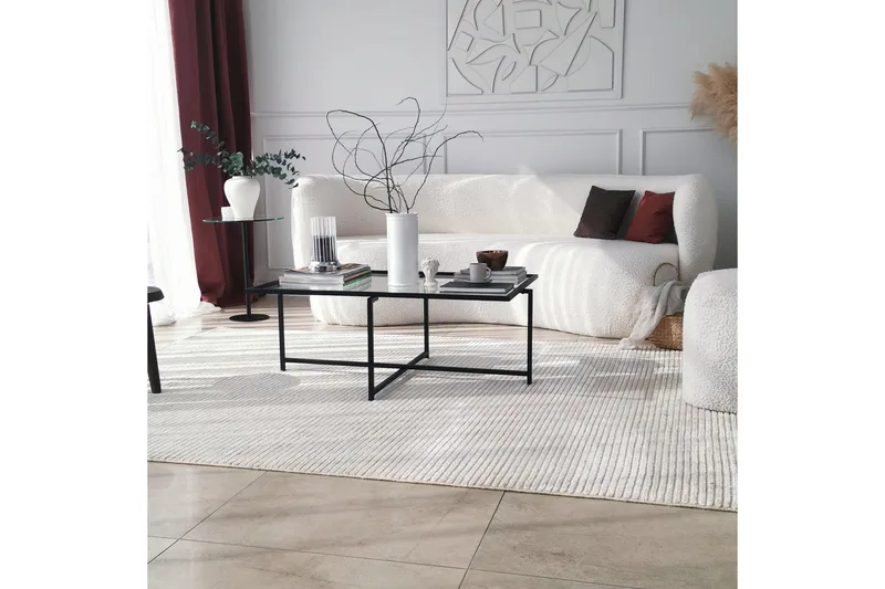 Alskaliden Soffbord 94x35x94 cm - Svart - Möbler - Bord & matgrupper - Soffbord