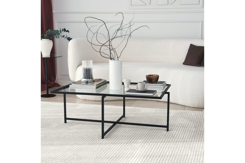 Alskaliden Soffbord 94x35x94 cm - Svart - Möbler - Bord & matgrupper - Soffbord