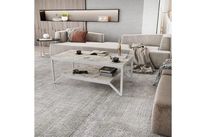 Andifli Soffbord 60x45,8x120 cm - Vit - Möbler - Bord & matgrupper - Soffbord