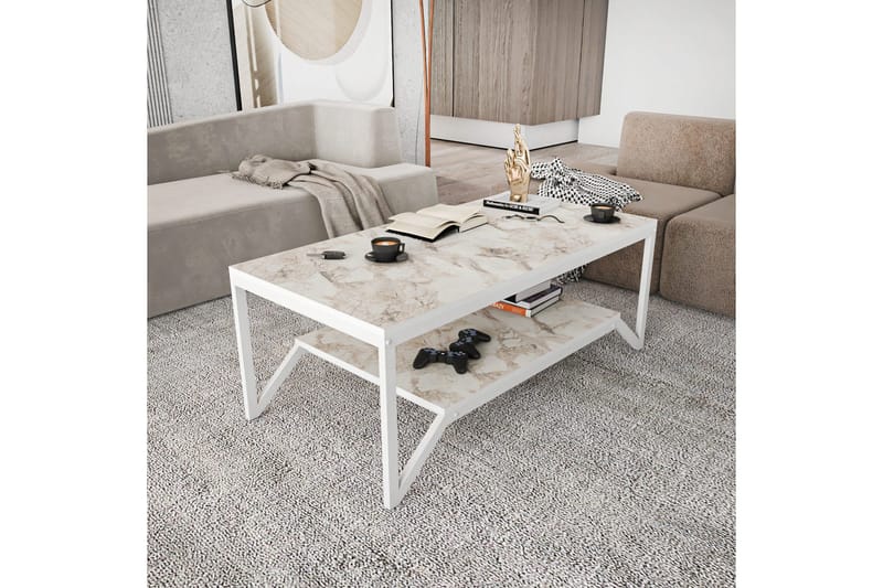 Andifli Soffbord 60x45,8x120 cm - Vit - Möbler - Bord & matgrupper - Soffbord