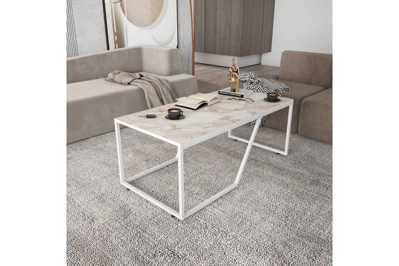 Andifli Soffbord 60x48x120 cm - Vit - Möbler - Bord & matgrupper - Soffbord