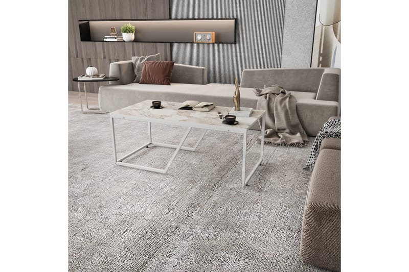 Andifli Soffbord 60x48x120 cm - Vit - Möbler - Bord & matgrupper - Soffbord