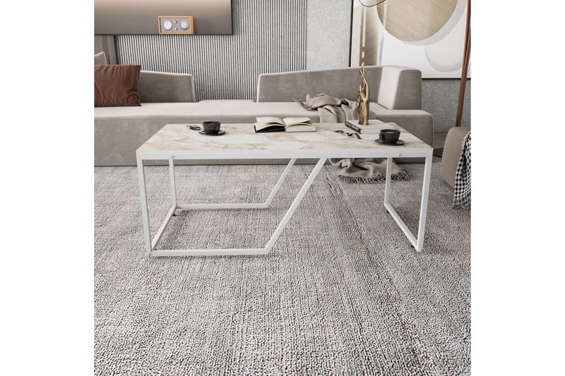 Andifli Soffbord 60x48x120 cm - Vit - Möbler - Bord & matgrupper - Soffbord