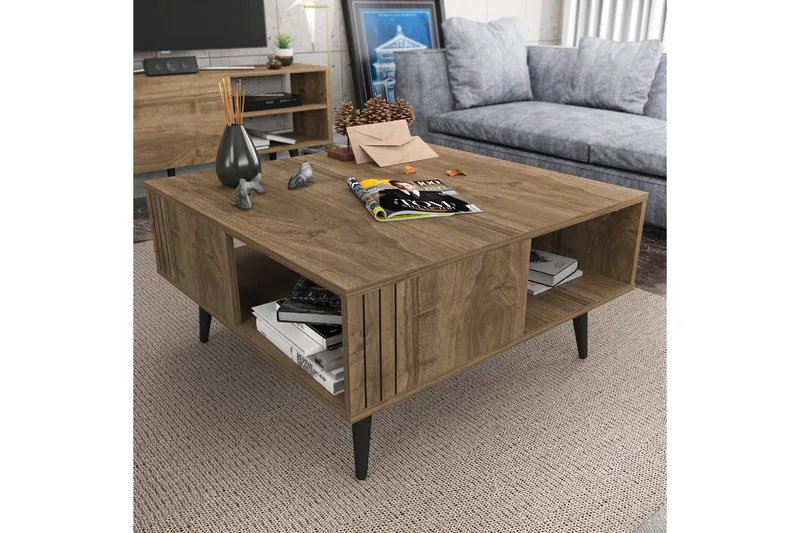 Andifli Soffbord 89,6x46,5x89,6 cm - Brun - Möbler - Bord & matgrupper - Soffbord