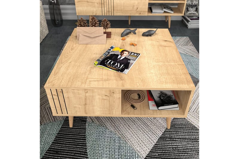 Andifli Soffbord 89,6x46,5x89,6 cm - Ek - Möbler - Bord & matgrupper - Soffbord