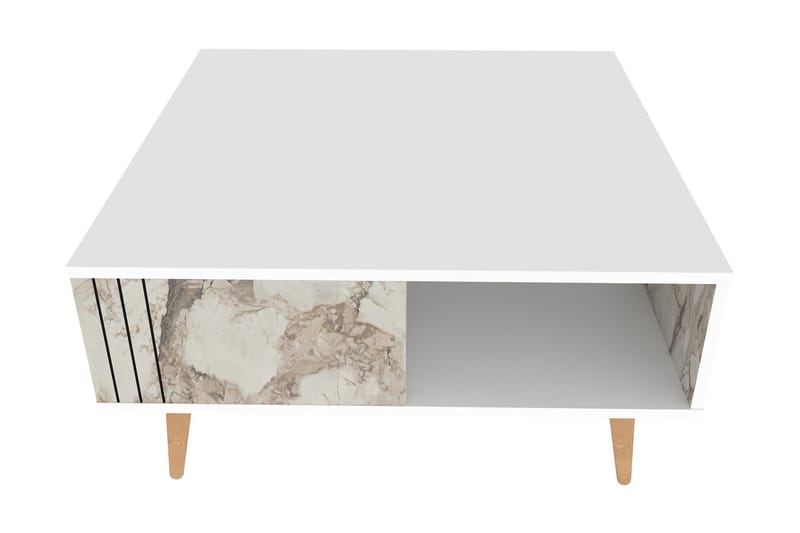 Andifli Soffbord 89,6x46,5x89,6 cm - Vit - Möbler - Bord & matgrupper - Soffbord