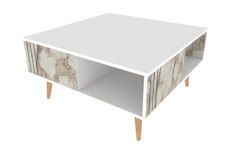 Andifli Soffbord 89,6x46,5x89,6 cm - Vit - Möbler - Bord & matgrupper - Soffbord
