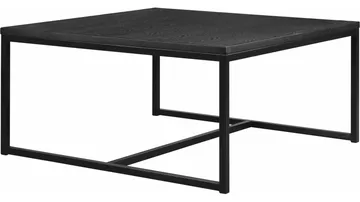 Soffbord Anish 100x100 cm Omonterad - Svartlackad ask - Möbler - Bord & matgrupper - Soffbord