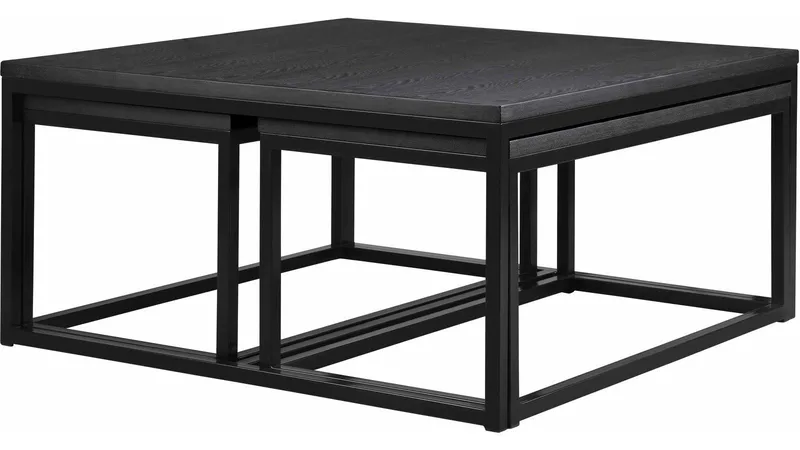 Soffbord Anish 94x47 cm Omonterad - Svartlackad - Möbler - Bord & matgrupper - Soffbord