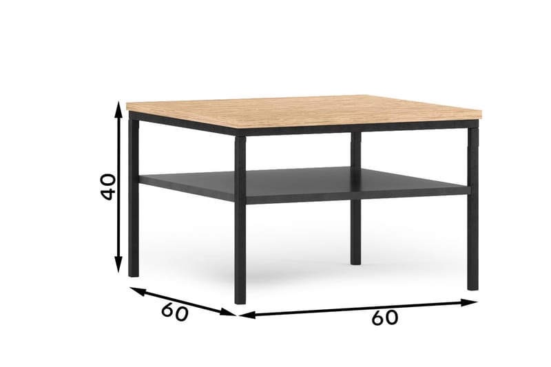 Anjal Soffbord 60 cm - Ek - Möbler - Bord & matgrupper - Soffbord