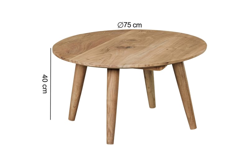 Antwanesha Soffbord 75 cm - Trä/natur - Möbler - Bord & matgrupper - Soffbord