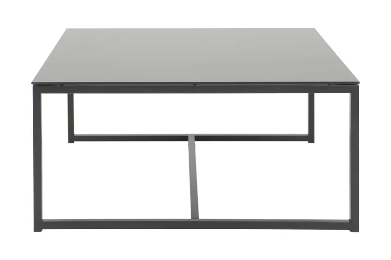 Ardler Soffbord 100 cm, Glas/Svart