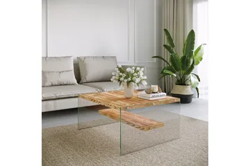 Assanisa Soffbord 75 cm - Natur/Glas - Möbler - Bord & matgrupper - Soffbord