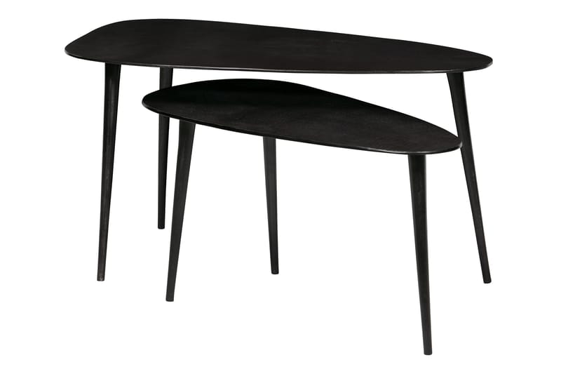 Atamaria Satsbord 89/76 cm Trekantig - Svart - Möbler - Bord & matgrupper - Soffbord