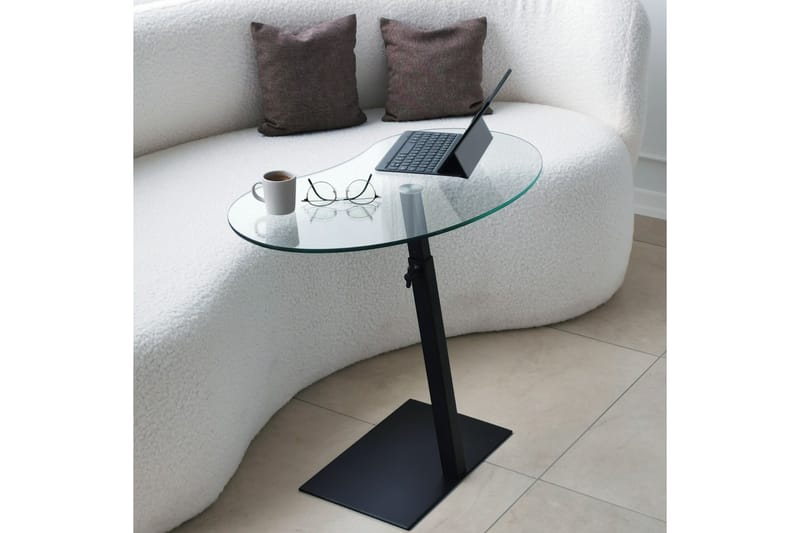 Athodna Soffbord 70x40x70 cm Oval - Svart - Möbler - Bord & matgrupper - Soffbord