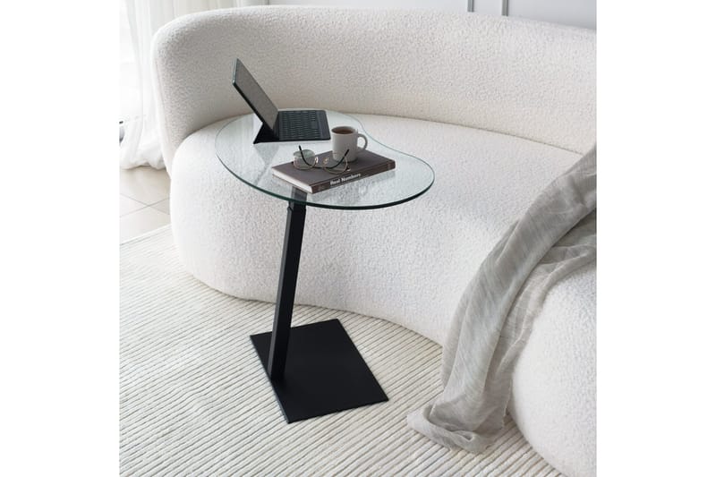 Athodna Soffbord 70x40x70 cm Oval - Svart - Möbler - Bord & matgrupper - Soffbord