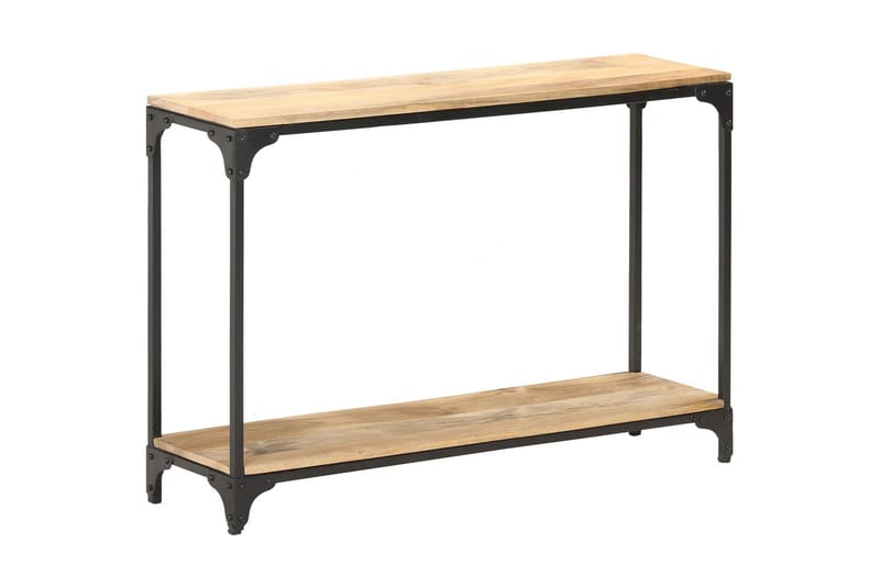 Avlastningsbord 110x30x75 cm massivt mangoträ - Brun - Möbler - Bord & matgrupper - Soffbord