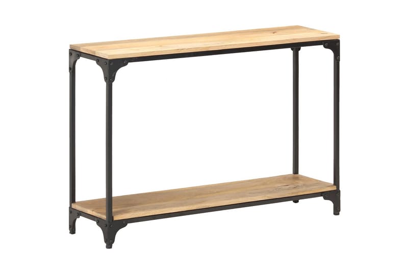 Avlastningsbord 110x30x75 cm massivt mangoträ - Brun - Möbler - Bord & matgrupper - Soffbord