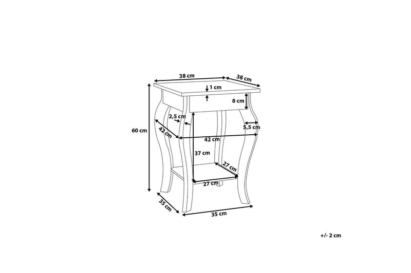 Avon Soffbord 42 cm - Vit - Möbler - Bord & matgrupper - Soffbord