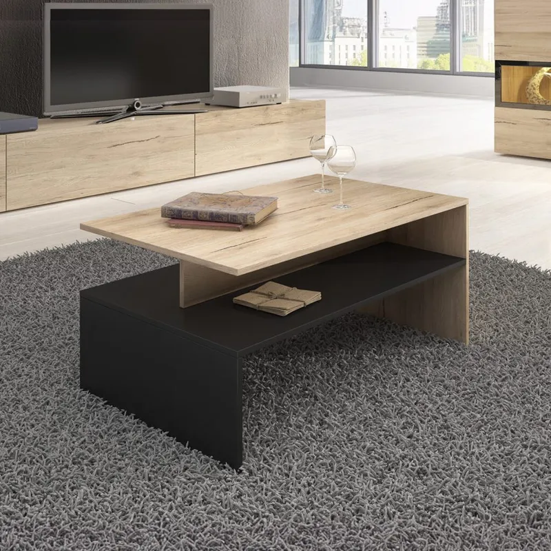 Soffbord Baros - San Remo Ek Ljust Laminat - Möbler - Bord & matgrupper - Soffbord