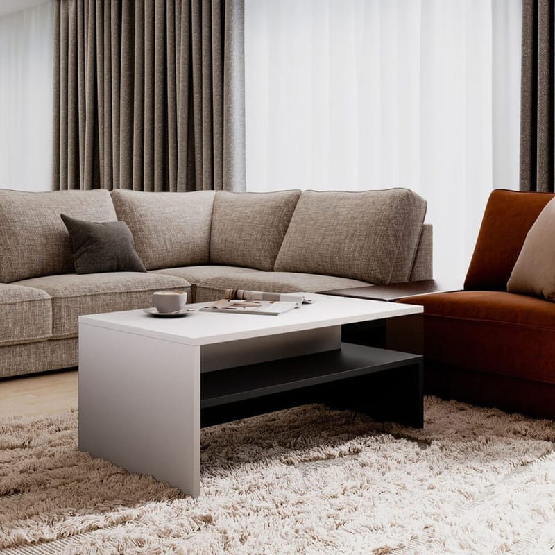 Soffbord Baros - Vit Laminat - Möbler - Bord & matgrupper - Soffbord