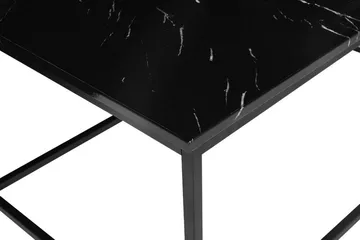 Barreras Soffbord 100 cm Marmormönster - Svart - Möbler - Bord & matgrupper - Soffbord