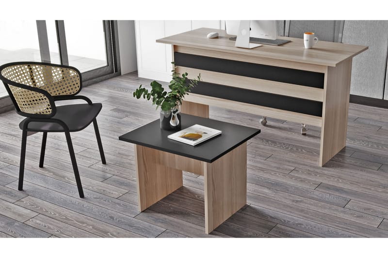 Barrock Soffbord 60 cm - Natur/Svart - Möbler - Bord & matgrupper - Soffbord