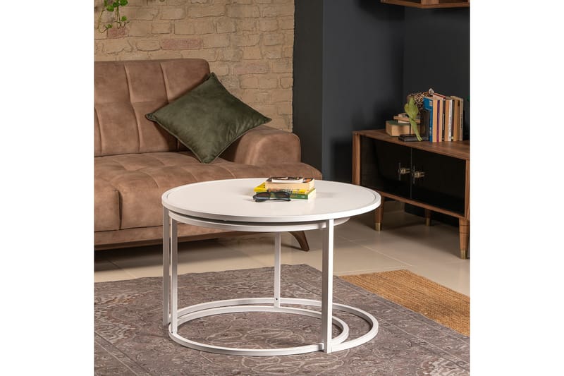Bazra Satsbord - Vit - Möbler - Bord & matgrupper - Soffbord