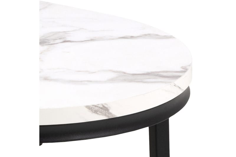 Belgrat Soffbord 70 cm Rund - Vit - Möbler - Bord & matgrupper - Soffbord