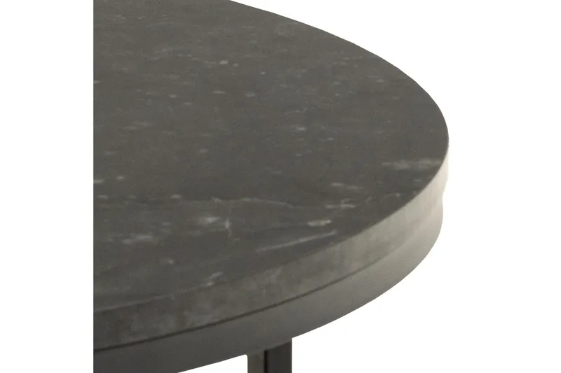 Belgrat Soffbord 80 cm Rund - Svart - Möbler - Bord & matgrupper - Soffbord