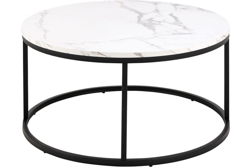 Belgrat Soffbord 80 cm Rund - Vit - Möbler - Bord & matgrupper - Soffbord